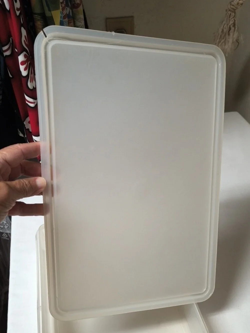 Tupperware Cream Tablet Storage Tray 290-9 Container Vintage With Lid